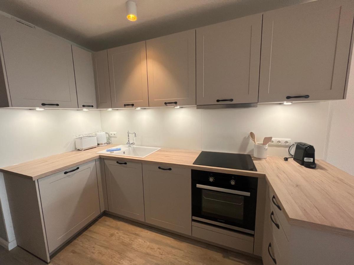 Moderne 3-Zi-Wohnung Mit Meerblick Direkt Am Strand Scharbeutz Exterior foto