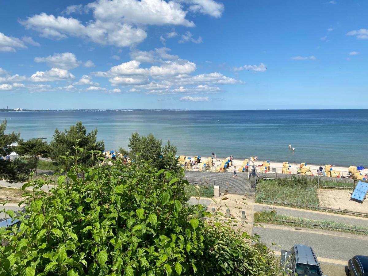 Moderne 3-Zi-Wohnung Mit Meerblick Direkt Am Strand Scharbeutz Exterior foto
